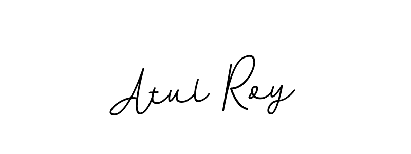 How to make Atul Roy name signature. Use BallpointsItalic-DORy9 style for creating short signs online. This is the latest handwritten sign. Atul Roy signature style 11 images and pictures png