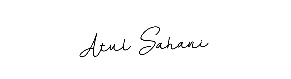 BallpointsItalic-DORy9 is a professional signature style that is perfect for those who want to add a touch of class to their signature. It is also a great choice for those who want to make their signature more unique. Get Atul Sahani name to fancy signature for free. Atul Sahani signature style 11 images and pictures png