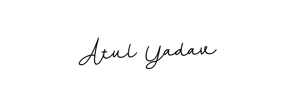 Atul Yadav stylish signature style. Best Handwritten Sign (BallpointsItalic-DORy9) for my name. Handwritten Signature Collection Ideas for my name Atul Yadav. Atul Yadav signature style 11 images and pictures png