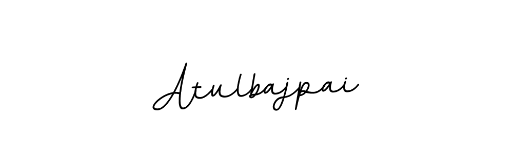 How to make Atulbajpai name signature. Use BallpointsItalic-DORy9 style for creating short signs online. This is the latest handwritten sign. Atulbajpai signature style 11 images and pictures png