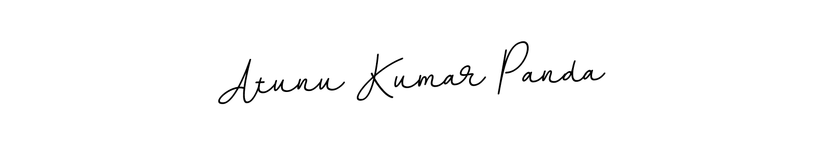 Design your own signature with our free online signature maker. With this signature software, you can create a handwritten (BallpointsItalic-DORy9) signature for name Atunu Kumar Panda. Atunu Kumar Panda signature style 11 images and pictures png