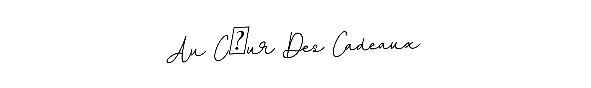 This is the best signature style for the Au Cœur Des Cadeaux name. Also you like these signature font (BallpointsItalic-DORy9). Mix name signature. Au Cœur Des Cadeaux signature style 11 images and pictures png