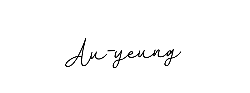 Create a beautiful signature design for name Au-yeung. With this signature (BallpointsItalic-DORy9) fonts, you can make a handwritten signature for free. Au-yeung signature style 11 images and pictures png