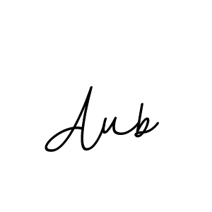Make a beautiful signature design for name Aub. With this signature (BallpointsItalic-DORy9) style, you can create a handwritten signature for free. Aub signature style 11 images and pictures png