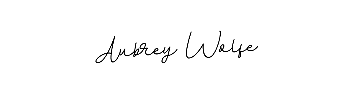 Create a beautiful signature design for name Aubrey Wolfe. With this signature (BallpointsItalic-DORy9) fonts, you can make a handwritten signature for free. Aubrey Wolfe signature style 11 images and pictures png