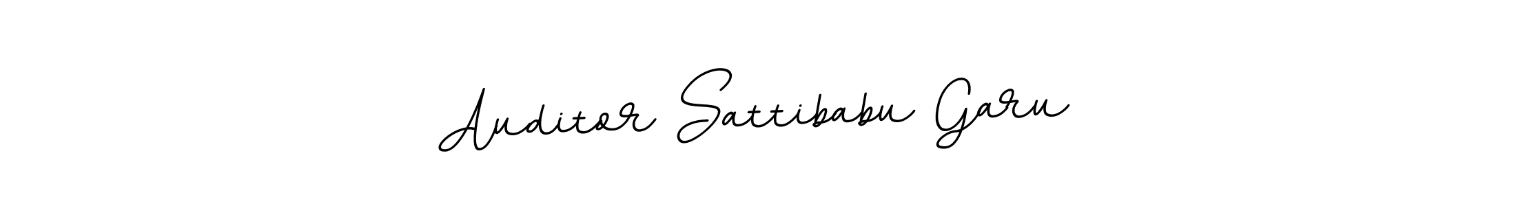 Create a beautiful signature design for name Auditor Sattibabu Garu. With this signature (BallpointsItalic-DORy9) fonts, you can make a handwritten signature for free. Auditor Sattibabu Garu signature style 11 images and pictures png