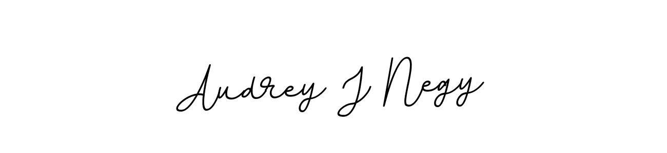 if you are searching for the best signature style for your name Audrey J Negy. so please give up your signature search. here we have designed multiple signature styles  using BallpointsItalic-DORy9. Audrey J Negy signature style 11 images and pictures png