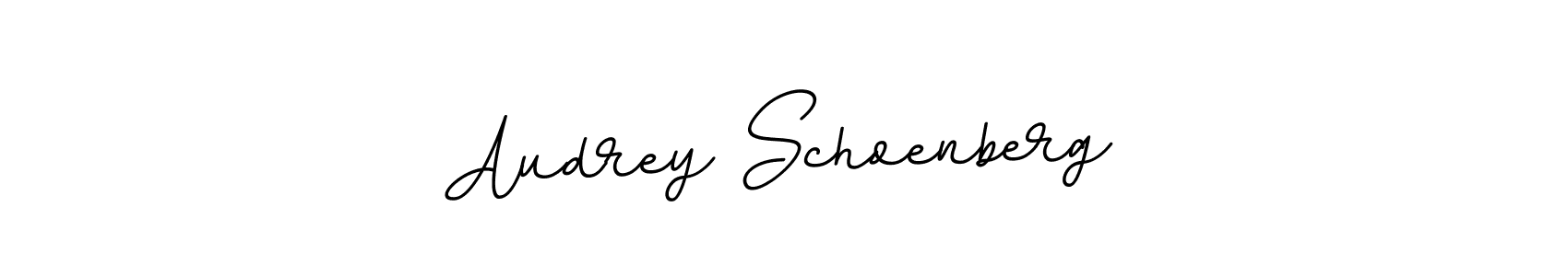 This is the best signature style for the Audrey Schoenberg name. Also you like these signature font (BallpointsItalic-DORy9). Mix name signature. Audrey Schoenberg signature style 11 images and pictures png