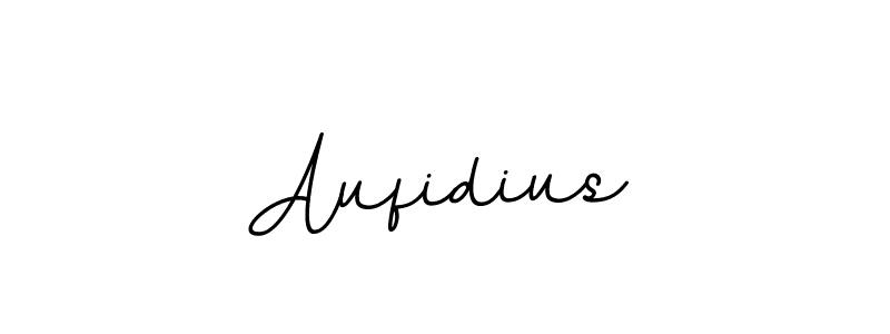 How to make Aufidius name signature. Use BallpointsItalic-DORy9 style for creating short signs online. This is the latest handwritten sign. Aufidius signature style 11 images and pictures png