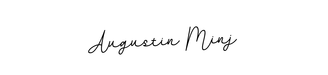 How to make Augustin Minj signature? BallpointsItalic-DORy9 is a professional autograph style. Create handwritten signature for Augustin Minj name. Augustin Minj signature style 11 images and pictures png