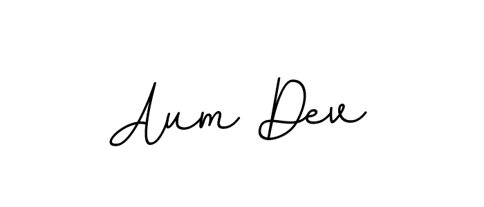 Aum Dev stylish signature style. Best Handwritten Sign (BallpointsItalic-DORy9) for my name. Handwritten Signature Collection Ideas for my name Aum Dev. Aum Dev signature style 11 images and pictures png