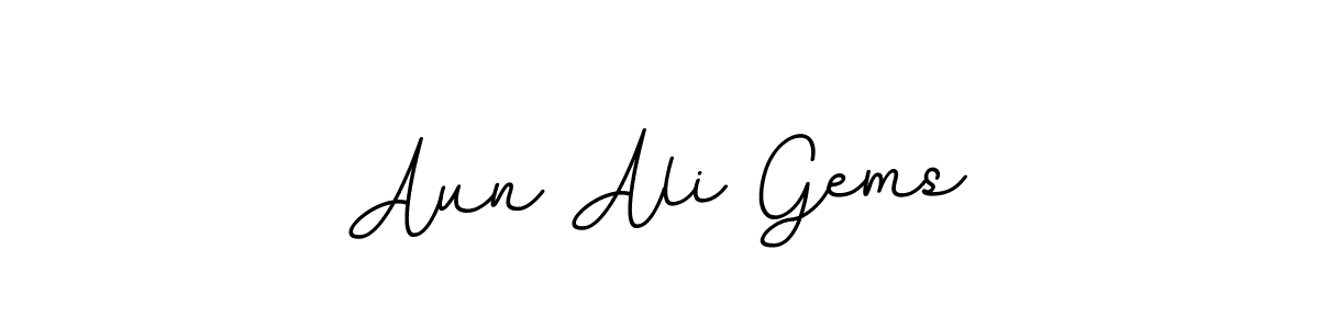 Also You can easily find your signature by using the search form. We will create Aun Ali Gems name handwritten signature images for you free of cost using BallpointsItalic-DORy9 sign style. Aun Ali Gems signature style 11 images and pictures png