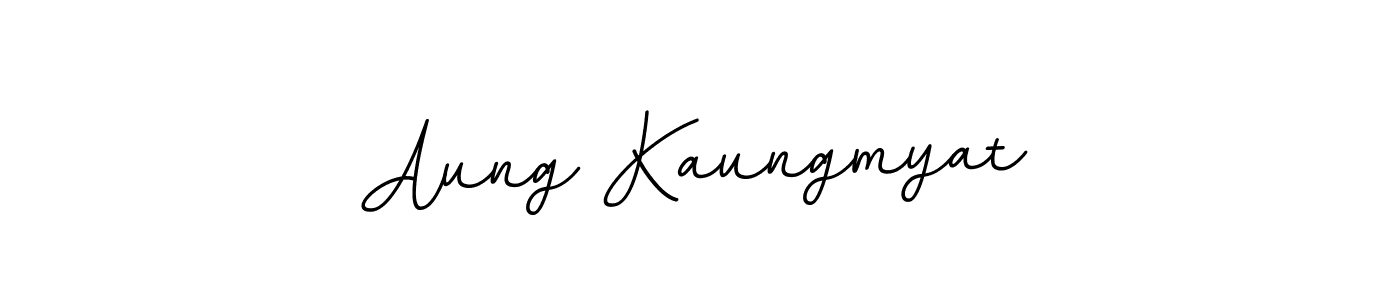 Create a beautiful signature design for name Aung Kaungmyat. With this signature (BallpointsItalic-DORy9) fonts, you can make a handwritten signature for free. Aung Kaungmyat signature style 11 images and pictures png