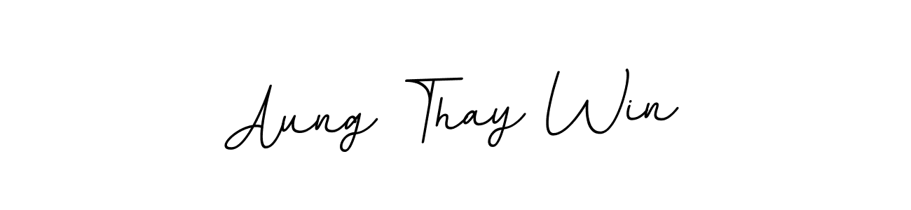 Also You can easily find your signature by using the search form. We will create Aung Thay Win name handwritten signature images for you free of cost using BallpointsItalic-DORy9 sign style. Aung Thay Win signature style 11 images and pictures png