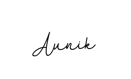 How to make Aunik signature? BallpointsItalic-DORy9 is a professional autograph style. Create handwritten signature for Aunik name. Aunik signature style 11 images and pictures png