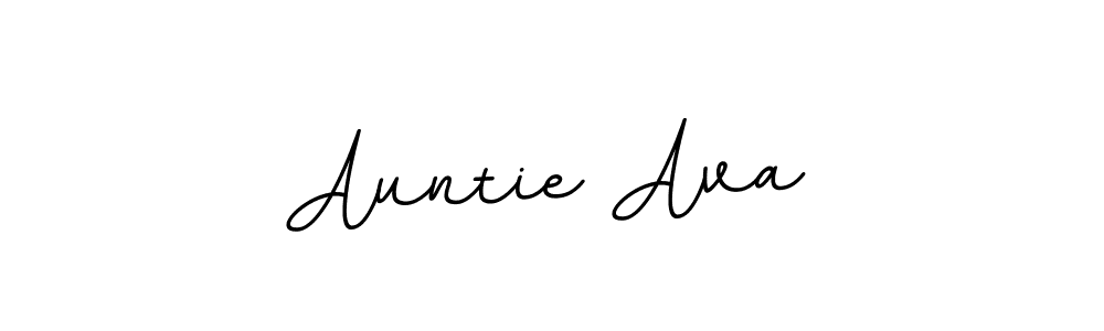 Use a signature maker to create a handwritten signature online. With this signature software, you can design (BallpointsItalic-DORy9) your own signature for name Auntie Ava. Auntie Ava signature style 11 images and pictures png