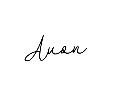 Make a beautiful signature design for name Auon. With this signature (BallpointsItalic-DORy9) style, you can create a handwritten signature for free. Auon signature style 11 images and pictures png