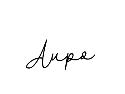 How to make Aupo signature? BallpointsItalic-DORy9 is a professional autograph style. Create handwritten signature for Aupo name. Aupo signature style 11 images and pictures png