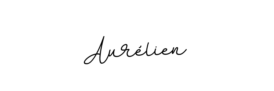 Design your own signature with our free online signature maker. With this signature software, you can create a handwritten (BallpointsItalic-DORy9) signature for name Aurélien. Aurélien signature style 11 images and pictures png