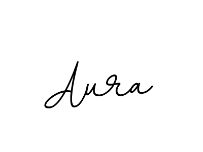 You should practise on your own different ways (BallpointsItalic-DORy9) to write your name (Aura) in signature. don't let someone else do it for you. Aura signature style 11 images and pictures png