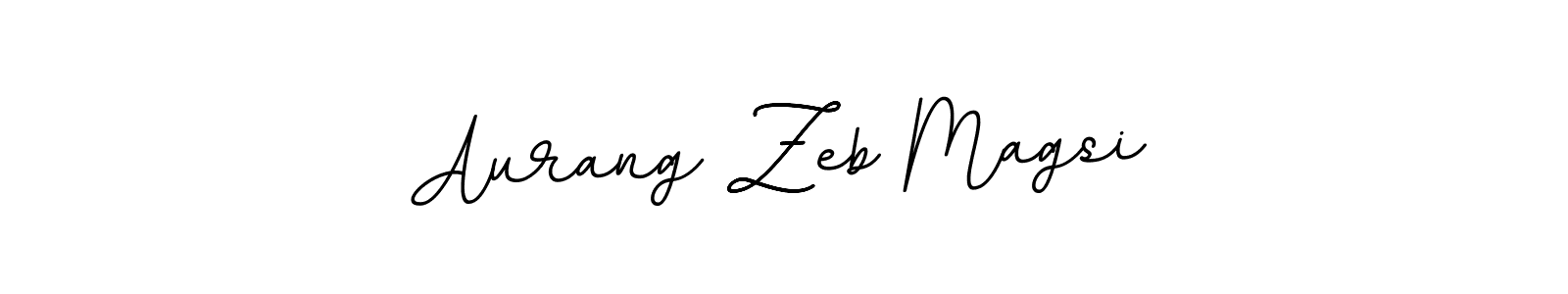 Make a beautiful signature design for name Aurang Zeb Magsi. With this signature (BallpointsItalic-DORy9) style, you can create a handwritten signature for free. Aurang Zeb Magsi signature style 11 images and pictures png