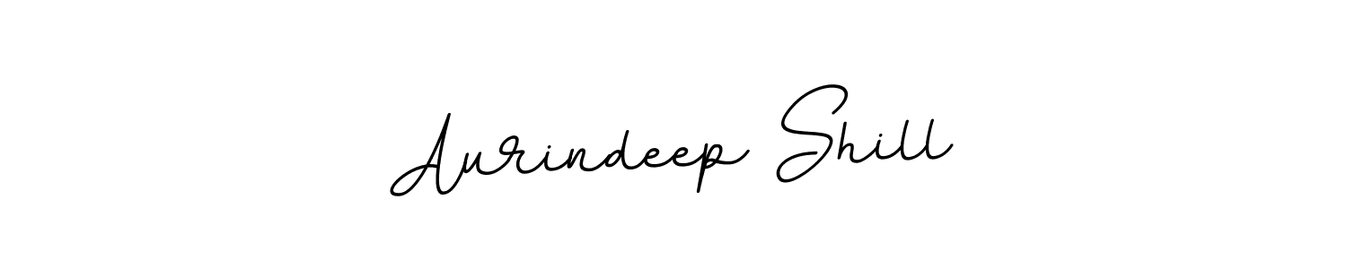 Use a signature maker to create a handwritten signature online. With this signature software, you can design (BallpointsItalic-DORy9) your own signature for name Aurindeep Shill. Aurindeep Shill signature style 11 images and pictures png