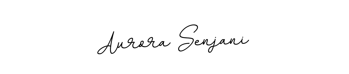 How to make Aurora Senjani name signature. Use BallpointsItalic-DORy9 style for creating short signs online. This is the latest handwritten sign. Aurora Senjani signature style 11 images and pictures png
