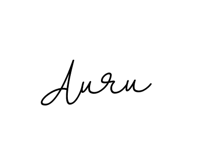 How to make Auru name signature. Use BallpointsItalic-DORy9 style for creating short signs online. This is the latest handwritten sign. Auru signature style 11 images and pictures png