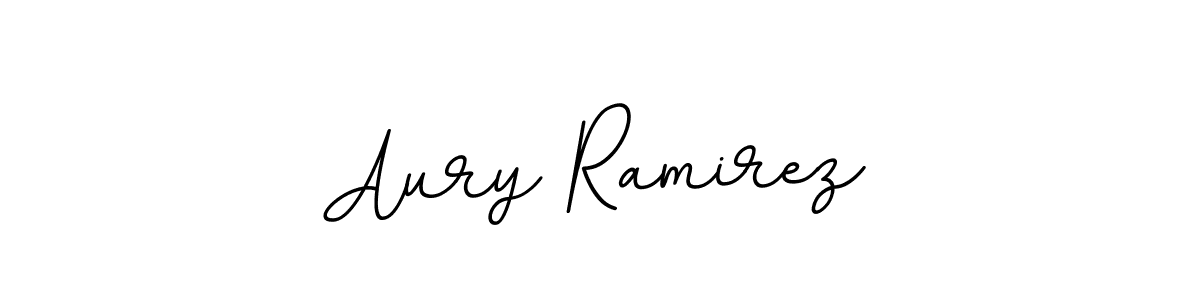 Design your own signature with our free online signature maker. With this signature software, you can create a handwritten (BallpointsItalic-DORy9) signature for name Aury Ramirez. Aury Ramirez signature style 11 images and pictures png