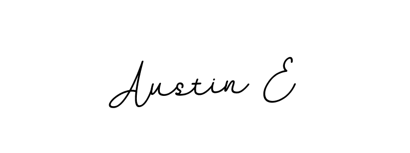 Austin E stylish signature style. Best Handwritten Sign (BallpointsItalic-DORy9) for my name. Handwritten Signature Collection Ideas for my name Austin E. Austin E signature style 11 images and pictures png