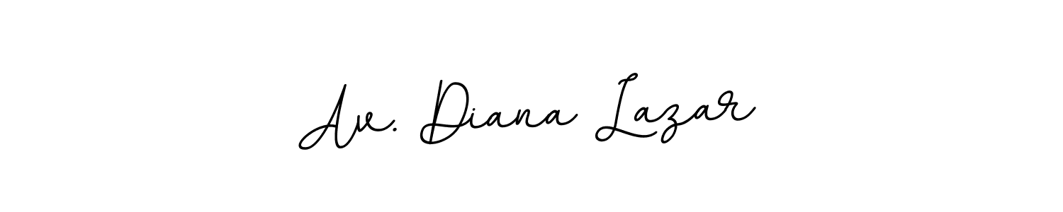Make a beautiful signature design for name Av. Diana Lazar. With this signature (BallpointsItalic-DORy9) style, you can create a handwritten signature for free. Av. Diana Lazar signature style 11 images and pictures png