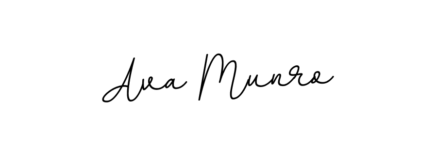 Ava Munro stylish signature style. Best Handwritten Sign (BallpointsItalic-DORy9) for my name. Handwritten Signature Collection Ideas for my name Ava Munro. Ava Munro signature style 11 images and pictures png