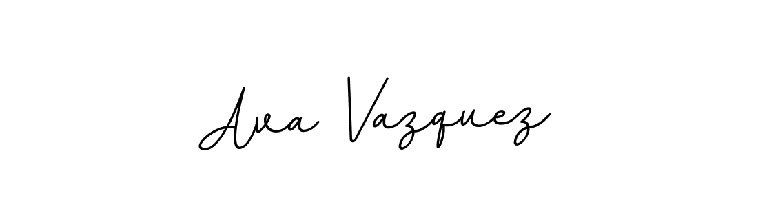 Make a beautiful signature design for name Ava Vazquez. With this signature (BallpointsItalic-DORy9) style, you can create a handwritten signature for free. Ava Vazquez signature style 11 images and pictures png