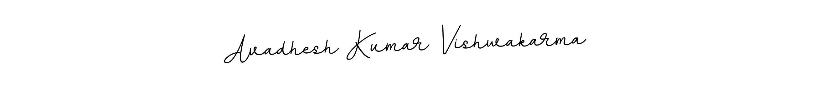 Design your own signature with our free online signature maker. With this signature software, you can create a handwritten (BallpointsItalic-DORy9) signature for name Avadhesh Kumar Vishwakarma. Avadhesh Kumar Vishwakarma signature style 11 images and pictures png