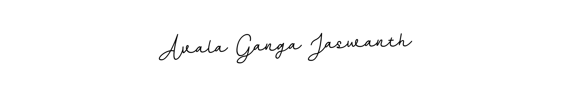 Create a beautiful signature design for name Avala Ganga Jaswanth. With this signature (BallpointsItalic-DORy9) fonts, you can make a handwritten signature for free. Avala Ganga Jaswanth signature style 11 images and pictures png