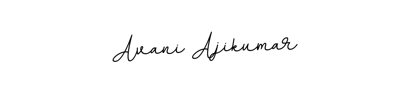 Also we have Avani Ajikumar name is the best signature style. Create professional handwritten signature collection using BallpointsItalic-DORy9 autograph style. Avani Ajikumar signature style 11 images and pictures png