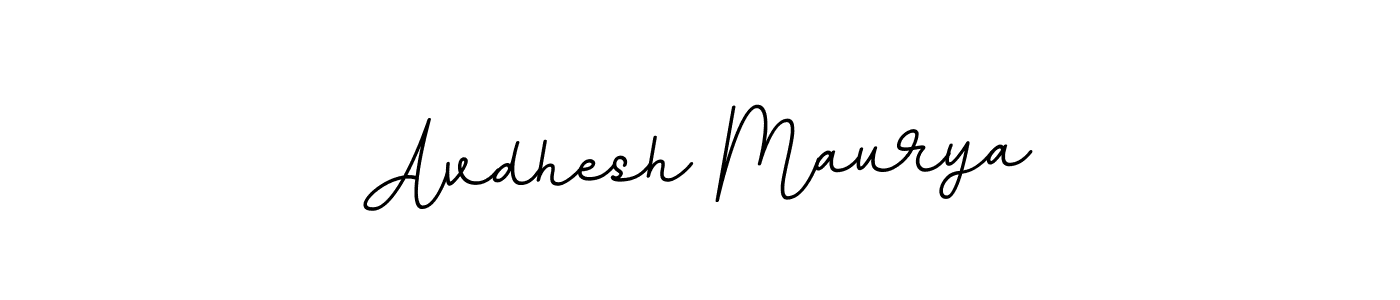 Create a beautiful signature design for name Avdhesh Maurya. With this signature (BallpointsItalic-DORy9) fonts, you can make a handwritten signature for free. Avdhesh Maurya signature style 11 images and pictures png