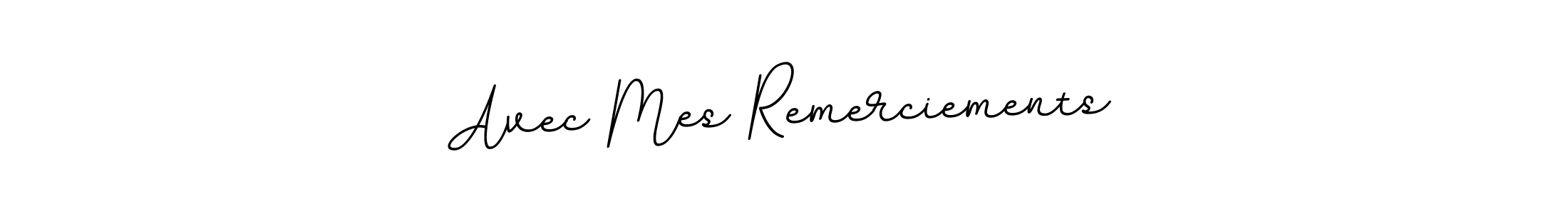 How to make Avec Mes Remerciements name signature. Use BallpointsItalic-DORy9 style for creating short signs online. This is the latest handwritten sign. Avec Mes Remerciements signature style 11 images and pictures png