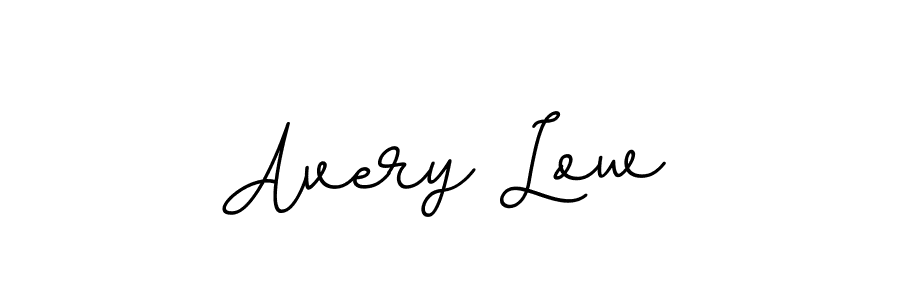 How to make Avery Low name signature. Use BallpointsItalic-DORy9 style for creating short signs online. This is the latest handwritten sign. Avery Low signature style 11 images and pictures png