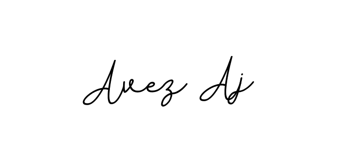 Use a signature maker to create a handwritten signature online. With this signature software, you can design (BallpointsItalic-DORy9) your own signature for name Avez Aj. Avez Aj signature style 11 images and pictures png
