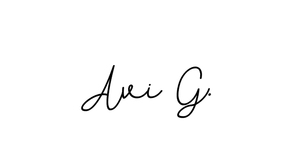 Design your own signature with our free online signature maker. With this signature software, you can create a handwritten (BallpointsItalic-DORy9) signature for name Avi G.. Avi G. signature style 11 images and pictures png