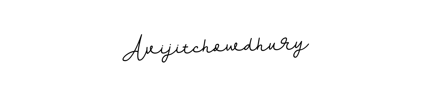 How to make Avijitchowdhury name signature. Use BallpointsItalic-DORy9 style for creating short signs online. This is the latest handwritten sign. Avijitchowdhury signature style 11 images and pictures png