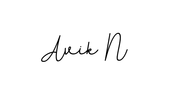 Make a beautiful signature design for name Avik N. Use this online signature maker to create a handwritten signature for free. Avik N signature style 11 images and pictures png