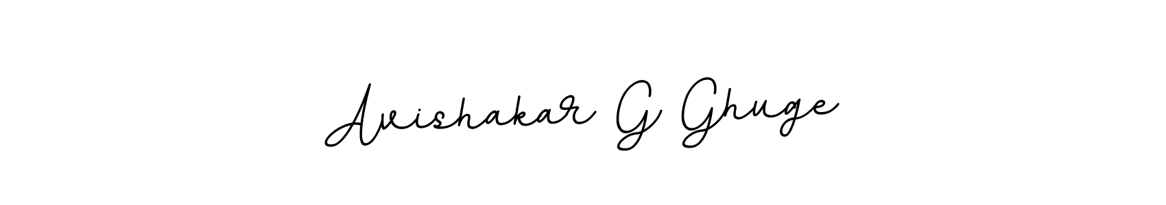 The best way (BallpointsItalic-DORy9) to make a short signature is to pick only two or three words in your name. The name Avishakar G Ghuge include a total of six letters. For converting this name. Avishakar G Ghuge signature style 11 images and pictures png