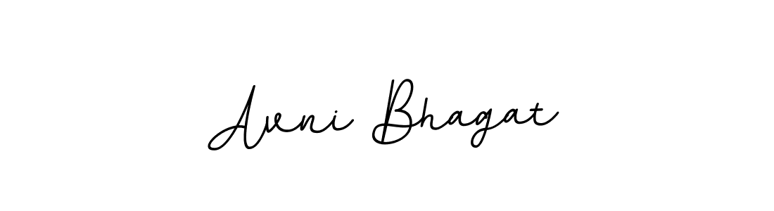 How to make Avni Bhagat name signature. Use BallpointsItalic-DORy9 style for creating short signs online. This is the latest handwritten sign. Avni Bhagat signature style 11 images and pictures png