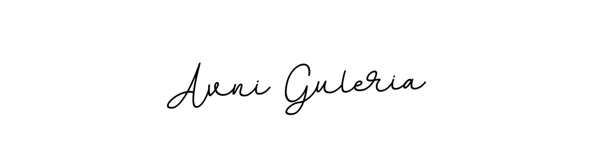 Design your own signature with our free online signature maker. With this signature software, you can create a handwritten (BallpointsItalic-DORy9) signature for name Avni Guleria. Avni Guleria signature style 11 images and pictures png