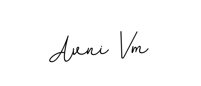 Avni Vm stylish signature style. Best Handwritten Sign (BallpointsItalic-DORy9) for my name. Handwritten Signature Collection Ideas for my name Avni Vm. Avni Vm signature style 11 images and pictures png