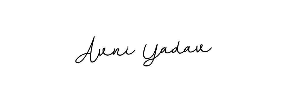 You should practise on your own different ways (BallpointsItalic-DORy9) to write your name (Avni Yadav) in signature. don't let someone else do it for you. Avni Yadav signature style 11 images and pictures png