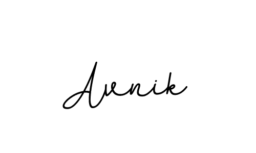 Use a signature maker to create a handwritten signature online. With this signature software, you can design (BallpointsItalic-DORy9) your own signature for name Avnik. Avnik signature style 11 images and pictures png