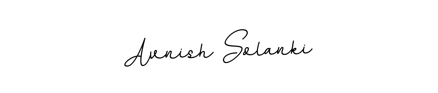 Design your own signature with our free online signature maker. With this signature software, you can create a handwritten (BallpointsItalic-DORy9) signature for name Avnish Solanki. Avnish Solanki signature style 11 images and pictures png